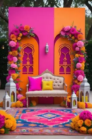 Mehendi Decoration in Delhi – A Vibrant Celebration of Color & Culture by Wedding Decor by Gaur